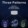 3D Cat Night Light for Kids Room LMHmlylf 16 Colors Remote Touch Lamp Gift by Deal US