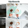 Generic Silicone Cloud-Shaped Dish Drying Mat Heat-Resistant Mintcream by Deal US