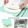 Generic Silicone Cloud-Shaped Dish Drying Mat Heat-Resistant Mintcream by Deal US