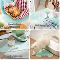 Generic Silicone Cloud-Shaped Dish Drying Mat Heat-Resistant Mintcream by Deal US