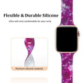 Acrbiutu Apple Watch Bands Silicone Sport Strap Starry Sky 38-45mm by Deal US