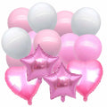 16pcs Girl Party Balloons Birthday Decorations Supplies Party Favors by Deal US