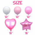 16pcs Girl Party Balloons Birthday Decorations Supplies Party Favors by Deal US