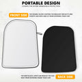 EcoNour Tesla Model 3/Y Windshield Sun Shade Foldable Silver UV Protection by Deal US