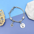 DlaeKua Silver Inspirational Bracelets for Women Motivational Quotes Gift by Deal US