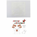 YuBoBo 16-Piece Reusable Christmas Drawing Stencils 5.9x5.9 Inch by Deal US