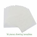 YuBoBo 16-Piece Reusable Christmas Drawing Stencils 5.9x5.9 Inch by Deal US