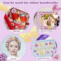 Mototo Graduation Cap Decorations Kit Purple Flowers Rhinestones Glitter DIY by Deal US