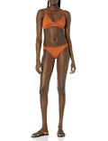 Amazon Essentials Women's Classic Bikini Swimsuit Top Terracotta Size XX-Large by Deal US