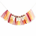 TUTOTU Our Little Pumpkin 1st One High Chair Banner Yellow Autumn Fall by Deal US