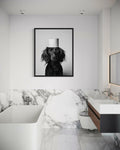 HomeArtPrint Dachshund Bathroom Wall Art Poster 8x10 inches Unframed by Deal US