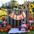 TUTOTU Our Little Pumpkin 1st One High Chair Banner Yellow Autumn Fall by Deal US