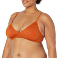 Amazon Essentials Women's Classic Bikini Swimsuit Top Terracotta Size XX-Large by Deal US