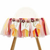 TUTOTU Our Little Pumpkin 1st One High Chair Banner Yellow Autumn Fall