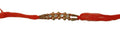 Rakhi for Brother Four Stone Rakhi Red Raksha Bandhan Rakhi for Bhabhi by Deal US