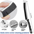 AUDELN Crevice Cleaning Brush 6pcs Hard Bristle Shower Bathroom Tools by Deal US
