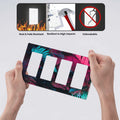 Wpshijia 4 Gang Tropical Banana Leaves Light Switch Cover Colorful PC by Deal US