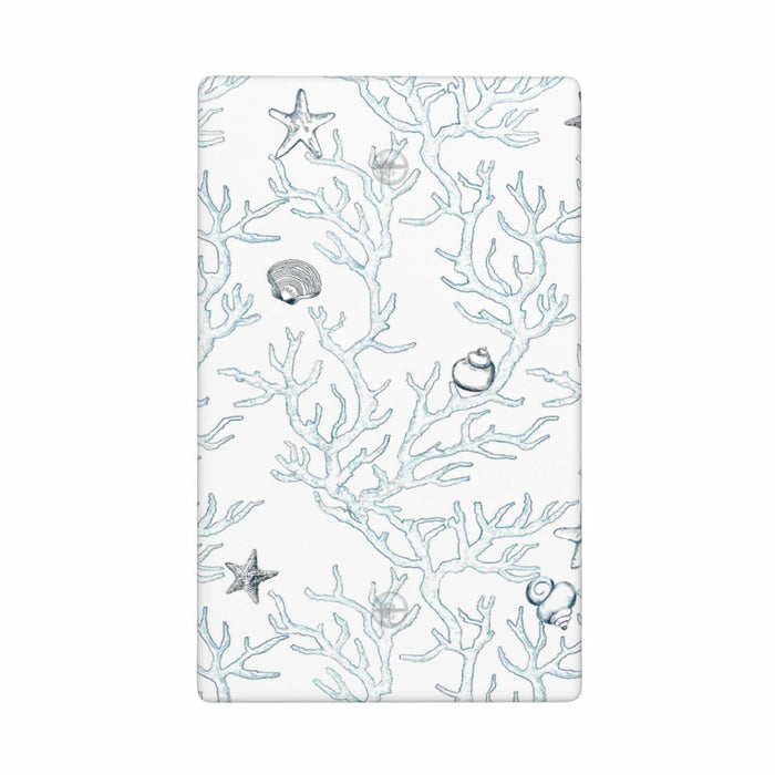 romyessen Ocean Coral Light Switch Cover Decorative Wall Plate Standard Size by Deal US