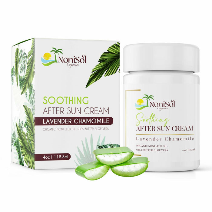 NoniSol Organics After Sun Cream 4oz with Noni Seed Oil Aloe Vera Coconut by Deal US