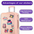 WESILY 50 PCS Summer Teacher Reward Waterproof Vinyl Stickers Cute Beach by Deal US