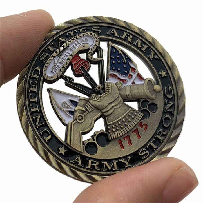 Army Air Force 1775 Bronze Challenge Coin Military Honor Collectible by Deal US
