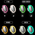Generic Glow in The Dark iPhone 16 Plus Camera Lens Protector White by Deal US