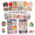 WESILY 50 PCS Summer Teacher Reward Waterproof Vinyl Stickers Cute Beach by Deal US