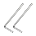 DMiotech 3/16" Hex Key Wrench L Shaped CR-V 2 Pack Aluminum 84mm by Deal US
