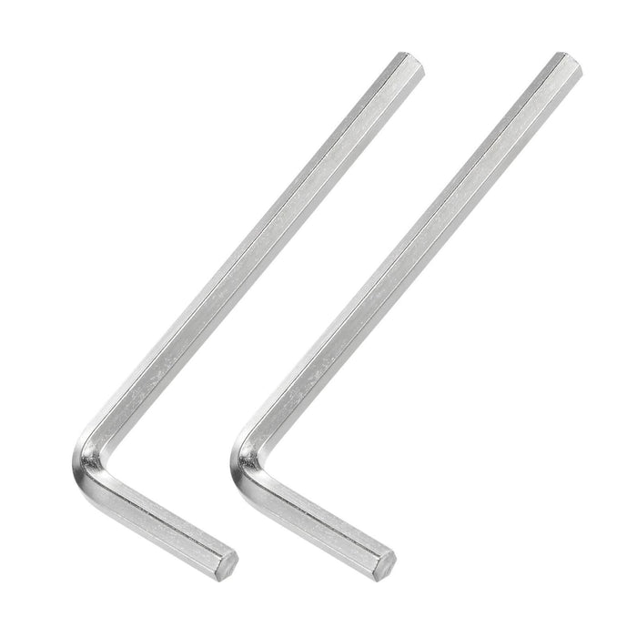 DMiotech 3/16" Hex Key Wrench L Shaped CR-V 2 Pack Aluminum 84mm by Deal US
