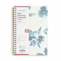 Blue Sky 2025 Weekly Monthly Planner 5x8 Wirebound Frosted Bakah Blue by Deal US