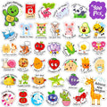 WESILY 50 PCS Summer Teacher Reward Waterproof Vinyl Stickers Cute Beach by Deal US