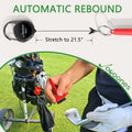 Joooones Mini Golf Brush Nylon Brass Bristles Retractable Keychain Red by Deal US