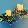 CHUU YUNG Colorful Mardi Gras Carnival Acrylic Tassel Dangle Earrings Style A by Deal US