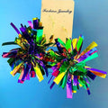 CHUU YUNG Colorful Mardi Gras Carnival Acrylic Tassel Dangle Earrings Style A by Deal US