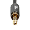 [Like New] Amazon Basics 3.5mm Auxiliary Audio Cable Gold-Plated Plugs 8ft Black by Deal US