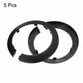 uxcell 5PCS Pipe Cover Decor 4.3in PP Plastic Flange Escutcheon Black by Deal US