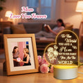 Winzwon Personalized Acrylic Night Light for Mom White Room Decor by Deal US