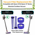 Pdoucgia Vacuum Filter 4 Pack (2 Pre + 2 Post) for Dyson V8 V7 Absolute by Deal US