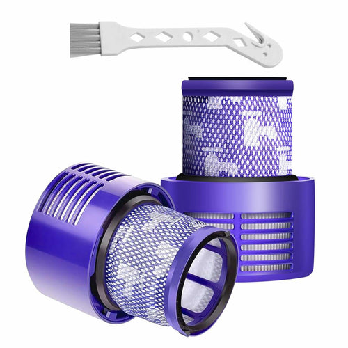Pdoucgia Dyson V10 Vacuum Cleaner Filter Replacement 2 Pack + Brush by Deal US