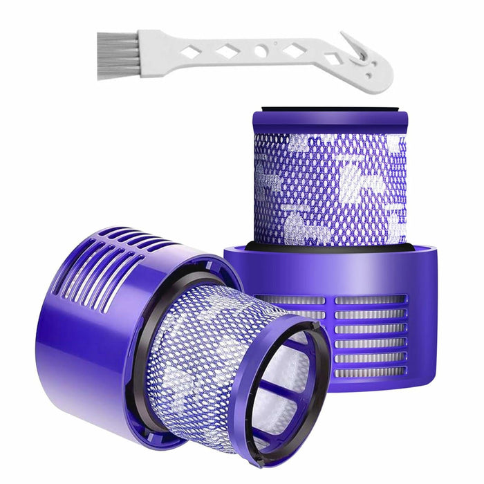 Pdoucgia Dyson V10 Vacuum Cleaner Filter Replacement 2 Pack + Brush by Deal US