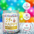 XIZIDA Funny 40th Birthday Candle Lavender Scented Soy Wax 9oz Glass Gift by Deal US