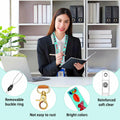Concert Accessory Set 2-Piece Keychain&Lanyard Lips Guitar Butterfly 13 Graphics by Deal US