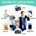 Concert Accessory Set 2-Piece Keychain&Lanyard Lips Guitar Butterfly 13 Graphics by Deal US