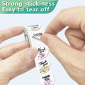 DNYMJBO 500 PCS Thank You Stickers 1 Inch Floral Pattern Designs #A244 by Deal US