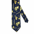 Yrassio Musical Instruments Tie Trumpet Saxophone Novelty Skinny Necktie by Deal US