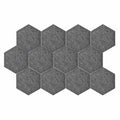 PATIKIL 12 Pack Acoustic Panels 12"x10" Self Adhesive Soundproof Wall Tiles by Deal US