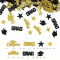 Vofrise 200pcs Blue Gold 2025 Graduation Confetti Cap Star Table Decor by Deal US