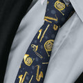 Yrassio Musical Instruments Tie Trumpet Saxophone Novelty Skinny Necktie by Deal US