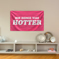 BanBE Fun His Homie Was Hotter Tapestry 3x5 ft Red Polyester Indoor Outdoor by Deal US