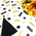 Vofrise 200pcs Blue Gold 2025 Graduation Confetti Cap Star Table Decor by Deal US